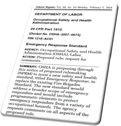 Osha Response Memo Example.pdf Update on OSHA's Emergency Response Rulemaking - OSHA Defense Report