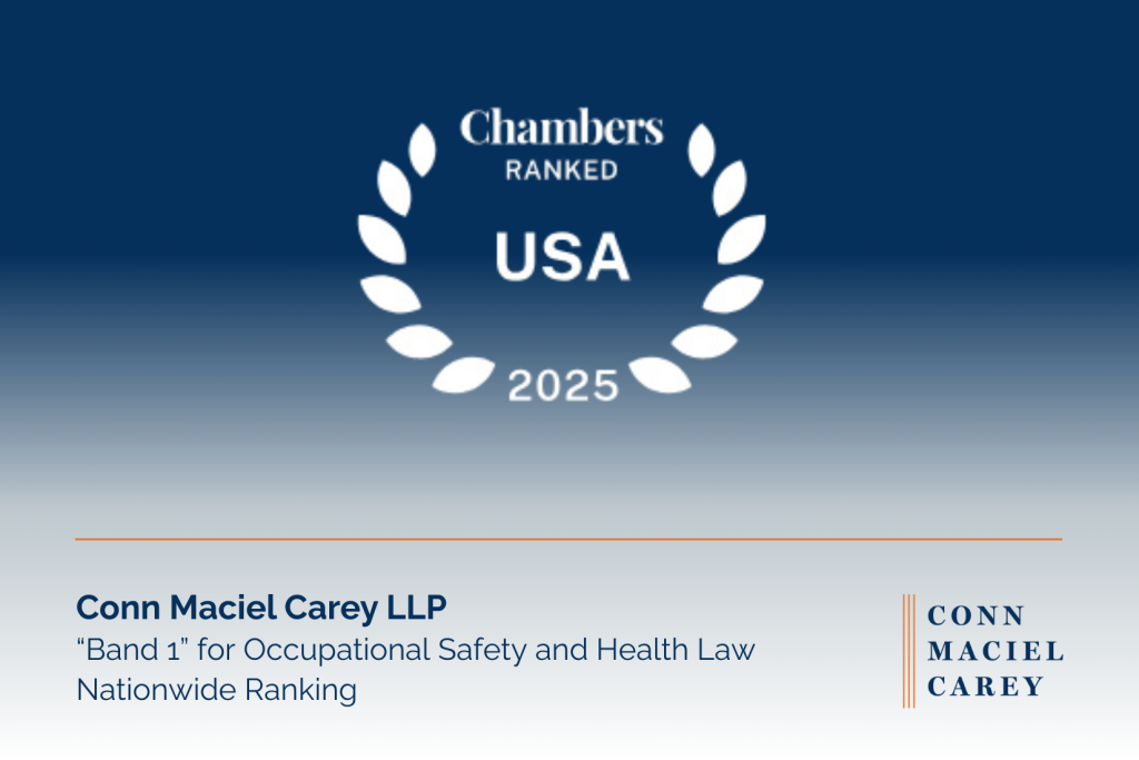 Chambers USA Ranks Conn Maciel Carey LLP “Band 1” Nationally for ...