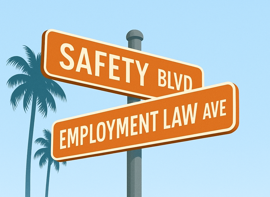 Safety Employment Law Crossing Signs
