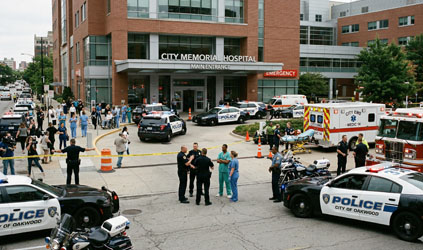 Police Responding To Workplace Violence Call At Hospital