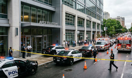 Police Responding To Workplace Violence Call In City